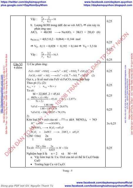 TỔNG HỢP ĐỀ THI HSG HÓA HỌC LỚP 12, LỚP 9 CÓ GIẢI CHI TIẾT TỈNH KIÊN GIANG