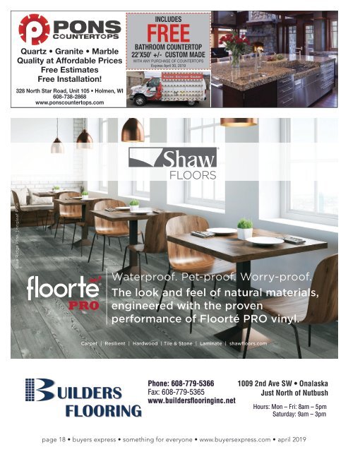 Buyers Express - La Crosse Edition - April 2019