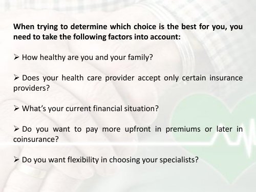 Which health insurance plan is best - HMO, PPO, HDHP, POS, EPO