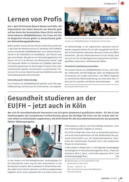 CityNEWS-Ausgabe 01 / 2019