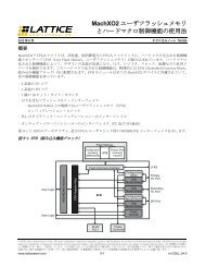 MachXO2 - Lattice Semiconductor Corporation