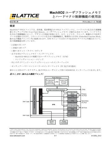 MachXO2 - Lattice Semiconductor Corporation