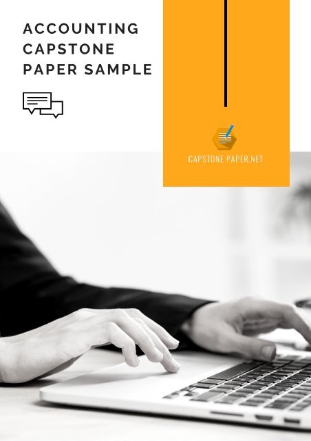 Accounting Capstone Paper Sample