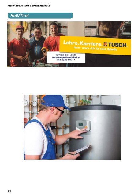 Tirol Lehrstellen 2019