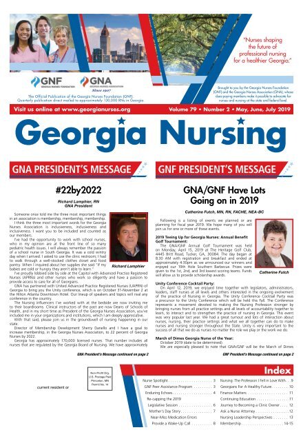 Georgia Nursing - May 2019