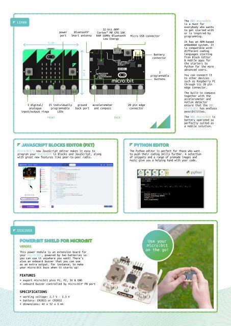 Velleman for Makers - micro:bit - EN