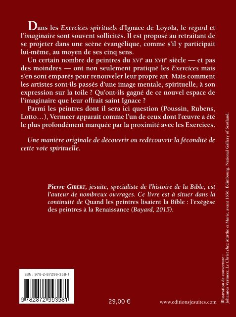 Quand les peintres pratiquaient les Exercices spirituels. De Lotto à Vermeer