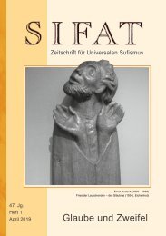 SIFAT - Zeitschrift für Universalen Sufismus - 2019 Heft 1 - April (Leseprobe)