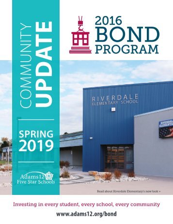 2019 Spring Bond Community Update