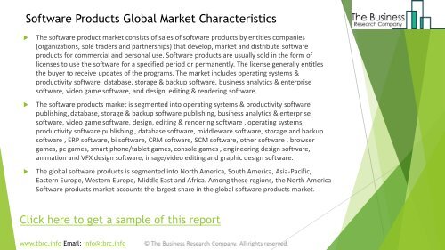 Software Products Global Market Report 2019