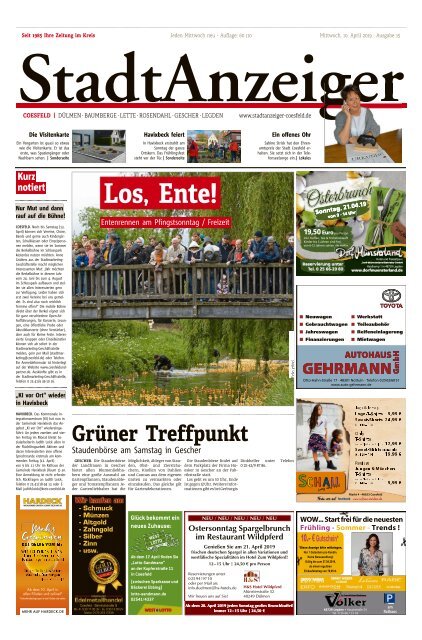 Stadtanzeiger Coesfeld kw 15