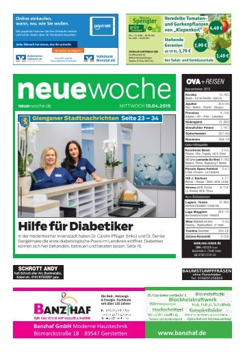 10.04.2019 NEUE WOCHE