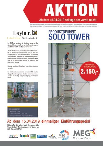 2019-04-08_Layher Aktion Einführung Solo Tower MEG Gruppe