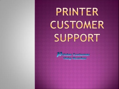 Cannon Printer support