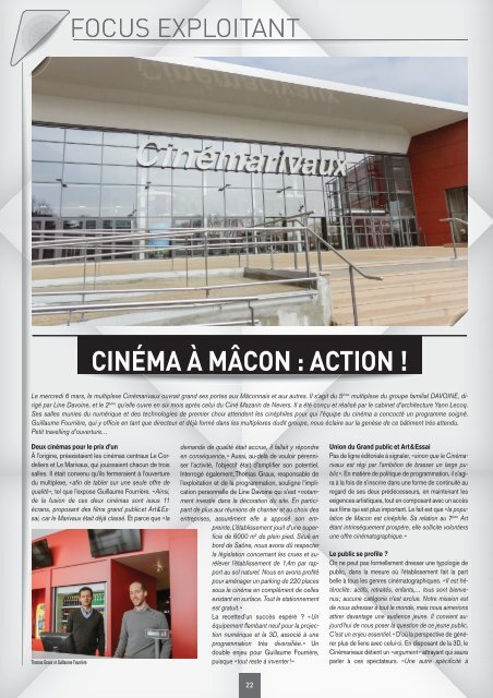 Côté Cinéma n°216 - avril 2013
