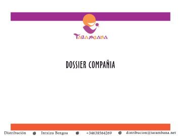 dossier Tarambana Espectáculos