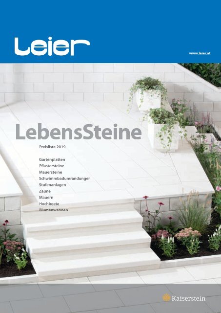 Leier lebensteine preisliste 2019