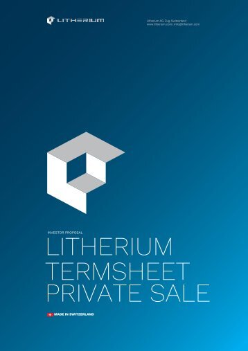 Litherium-Termsheet-2019-03