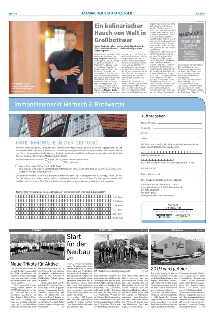 Marbacher Stadtanzeiger KW 15/2019