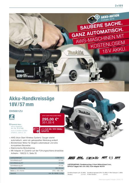 Makita Aktionsprospekt