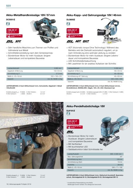 Makita Aktionsprospekt