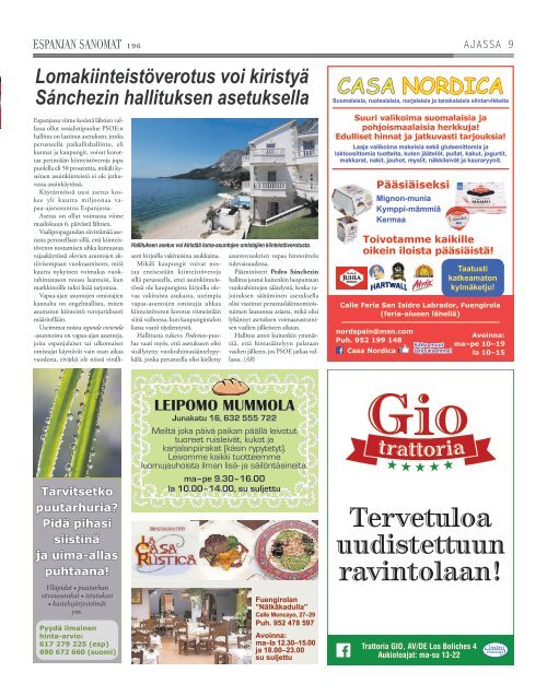 Espanjan Sanomat n.196