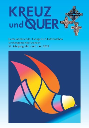 Gemeindebrief Kronach Mai-Juni-Juli 2019