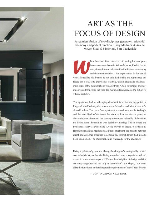 FLORIDA DECOR MAGAZINE April2019 PALM BEACH