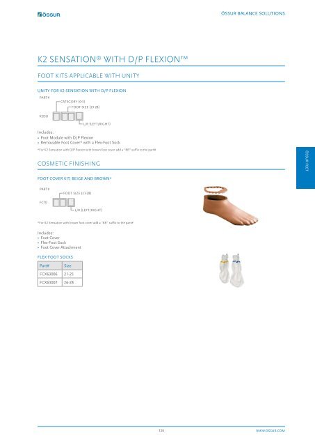 ssur Prosthetic Catalogue 2019