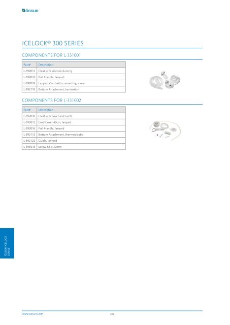 ssur Prosthetic Catalogue 2019