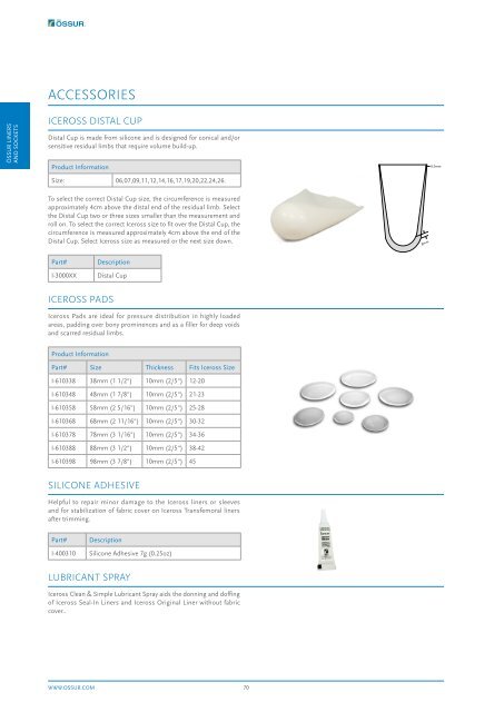 ssur Prosthetic Catalogue 2019