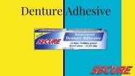 Secure Denture Waterproof Adhesive