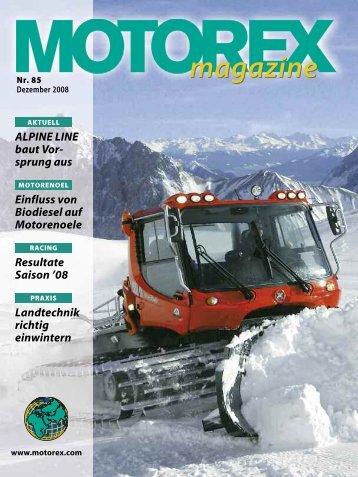 MOTOREX Magazine 2008 85 DE