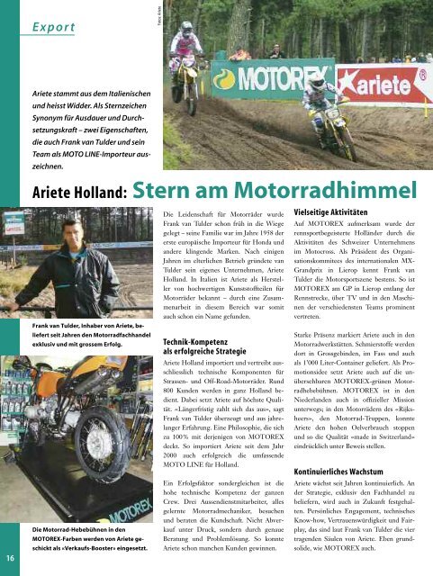 MOTOREX Magazine 2008 85 DE