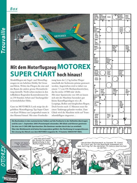 MOTOREX Magazine 2005 75 DE