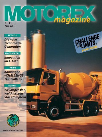 MOTOREX Magazine 2004 71 DE