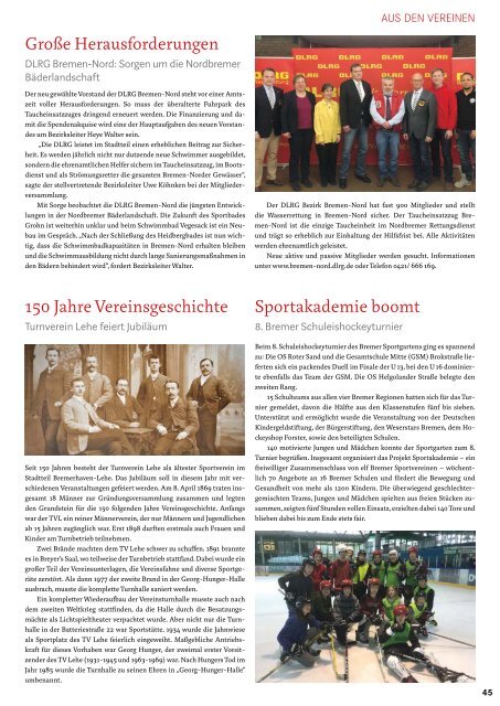 Bremer Sport April 2019