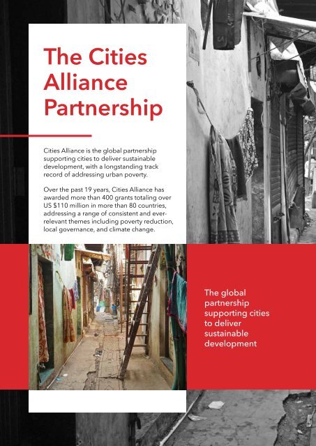 Cities Alliance Annual Report 2018