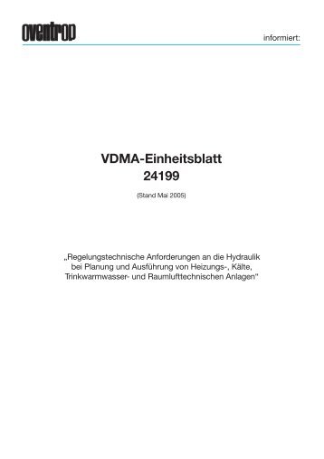 VDMA-Einheitsblatt 24199 - Oventrop