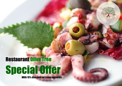 Restaurant Olivee Tree Tucepi - Special Offer 2019