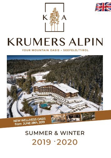 Krumers Alpin | Preisliste 2019 / 20120 | ENGLISCH