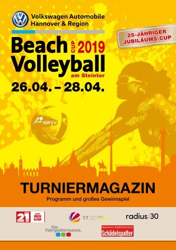Turniermagazin Beachvolleyball Cup am Steintor 2019 