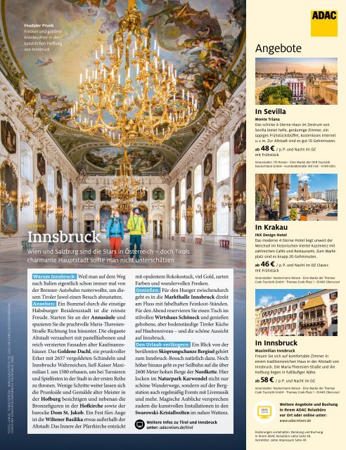 ADAC Urlaub Mai-Ausgabe 2019 Überregional