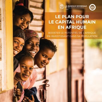 Plan de la Banque mondiale pour le capital humain en Afrique