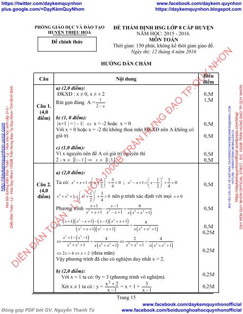 COMBO ĐỀ HSG MÔN TOÁN, VẬT LÝ, HÓA HỌC LỚP 8 CẤP HUYỆN NHỮNG NĂM GẦN ĐÂY (CÓ ĐÁP ÁN CHI TIẾT)