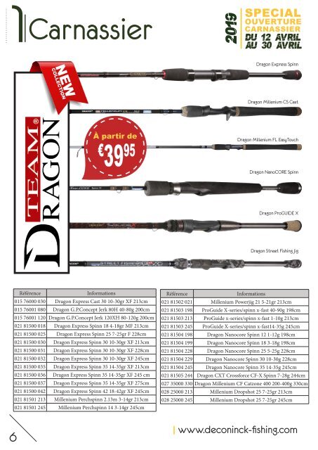 Catalogue Carnassier Deconinck 2019