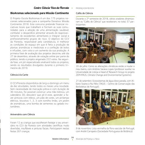 Proença em Revista - 2º semestre de 2018