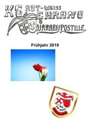 Narrenpost Frühjahr 2019