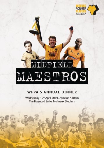 Former Players Annual Dinner 2019