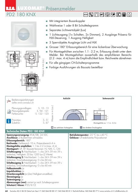 Taschenkatalog 2012 - Swisslux AG